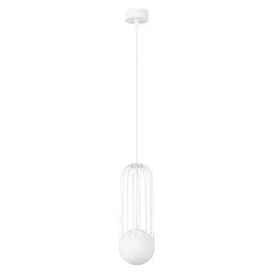 Zdjęcie produktu dla Lampa wisząca BRINA biała 1xG9x8W metal wym:115x12x12cm IP20 Sollux Lighting