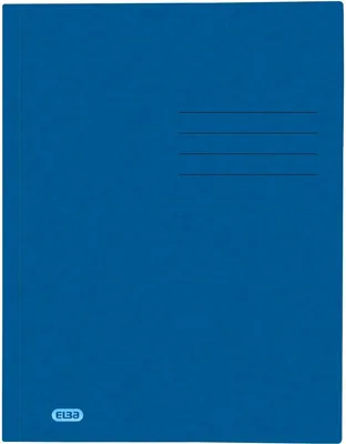 Produktbild von Schnellhefter Top File+ A4 Karton 390g kaufm. und Amtsheftung blau Packung mit 25 Stück