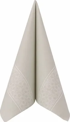 Produktbild von Airlaid Serviette Scarlett in Warm Grau, 40 x 40 cm, 50 Stück - APARTina