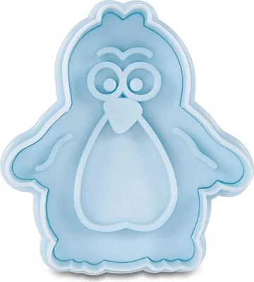 Immagine prodotto di Tagliabiscotti a forma di pinguino azzurro da 6 cm per le vostre creazioni