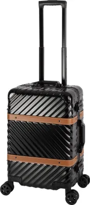Produktbild von Handgepäck-Reisekoffer Hartschale 4 Rollen Bordtrolley - Schwarz - Travelhouse Paris