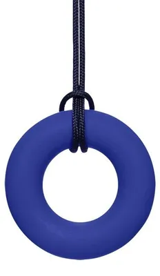 Immagine prodotto di Ark Therapeutics Collana da masticare con anello, blu scuro, giocattolo da masticare
