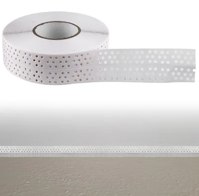Produktbild von Eckschutzprofil Gipskarton - PVC - Selbstklebend - 40 m x 5 cm