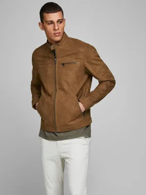 Immagine prodotto di jack and jones capispalla e giacche uomo jack and jones 12147218 rocky cognac