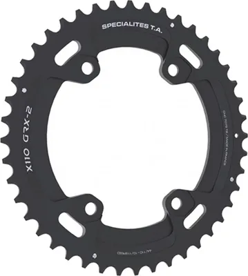 Produktbild von TA Kettenblatt X110 GRX-2 Gravel 48 schwarz außen 10/11fach