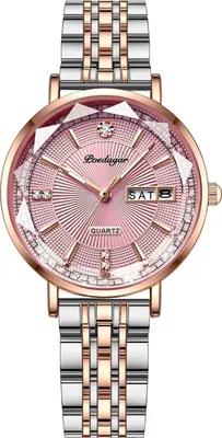 Produktbild von Elegante Damenuhr POEDAGAR CR-35040 in Rosa KP35040