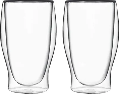 Produktbild von Doppelwand Thermo Tumbler Glas 6er Set 470ml