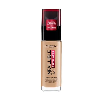 Produktbild von L´Oréal Paris Infaillible 32H Fresh Wear langanhaltendes Make-up Golden Beige 30 ml