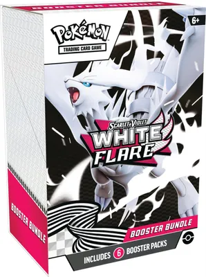 A product box for a Pokemon trading card game booster bundle.
