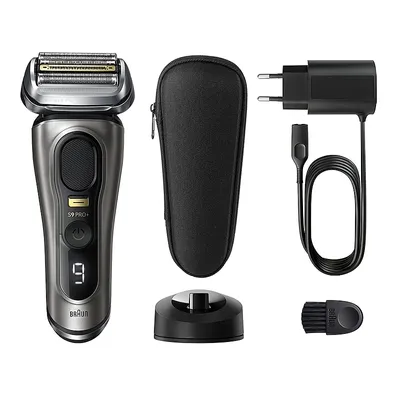 Obrázek produktu pro Braun Series 9 Pro+ 9515s, Metalická, Knoflíky, Baterie, Lithium-ion (Li-ion), Zabudovaná baterie, 60 min