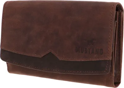 Produktbild von MUSTANG Leder Geldbörse La Spezia Long Wallet Cognac braun