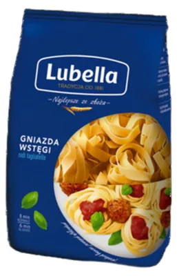 Obrázok produktu pre Makaron Lubella Wstążki Gniazda 400 g