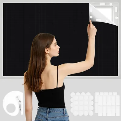 Image de Rideaux occultants 100% adhésifs pour fenêtre