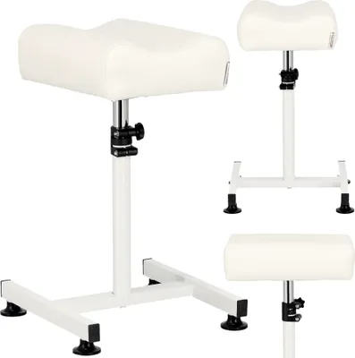 Produktbild von Fußstütze für Pediküre-Stuhl, höhenverstellbar, weißer Standfuß, Armlehne, SPA