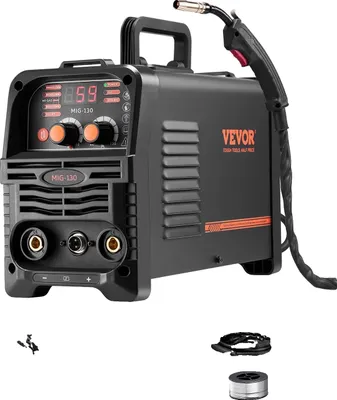 Immagine prodotto di Saldatore MIG, uscita 130A, supporta filo animato, spessore massimo di saldatura 8 mm, , design portatile
