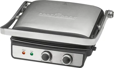 Obrázok produktu pre ProfiCook PC-KG 1264, Čierna, Nerezová oceľ, Nerezová oceľ, 230 x 290 mm, 180°, 2000 W, 220 - 240 V