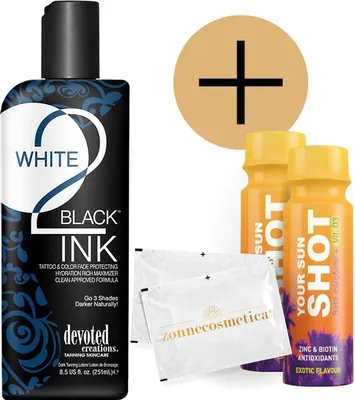 Produktbild von Devoted Creations - W2B INK + 2 Your Sun Shots + 2 Erfrischende tücher