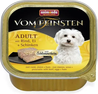 Produktbild von animonda Vom Feinsten Gourmet core with Beef, egg + ham, Adult, Egg, Rind, Schinken, 150 g, Ohne Soja