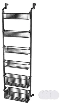 Produktbild von Hängender Aufbewahrungskorb-Organizer, 6 Körbe, Robustes Design, 1 Stück