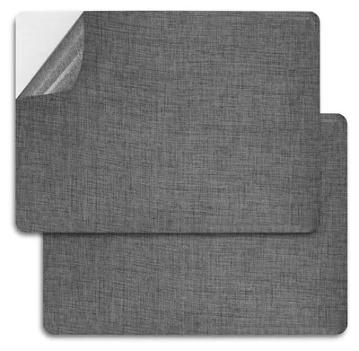 Productafbeelding van Zelfklevende Stof Patches 2 Stuks 28x20,5 cm Donkergrijs