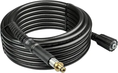 Image de Tuyau haute pression M22 filetage intérieur - Tuyau de remplacement pour Kärcher K2/K5 - 50 mètres