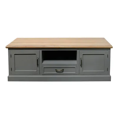 Produktbild von TV-Board FARMHOUSE grau braun Fernsehschrank Landhausmöbel modern