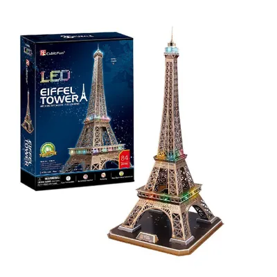 Obrázok produktu pre CubicFun Eiffel Tower LED, 84 kusov, Budovy, 10 rok / roky