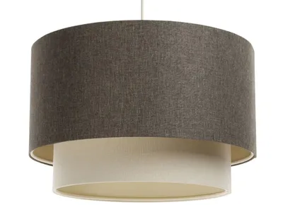 Zdjęcie produktu dla Lampa wisząca ERUTAN DOUBLE 60 szara/kremowa