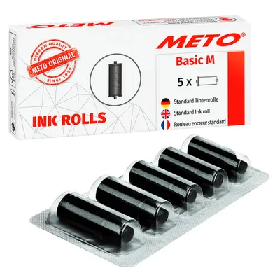 Produktbild von Meto Basic M, Drucker-Farbwalze, Schwarz, 1 Stück(e)