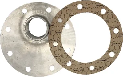 Produktbild von Flanschplatte 8-Loch 180 mm 1 1/2 Zoll IG Dichtung Elektroheizer Edelstahl