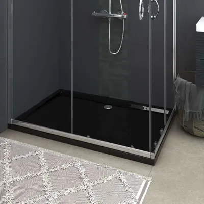 Immagine prodotto di The Living Store Piatto doccia ABS rettangolare nero 80x120 cm