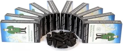 Produktbild von Original Crottendorfer - 10er Set Räucherkerzen Räucherkegel - Weihrauch