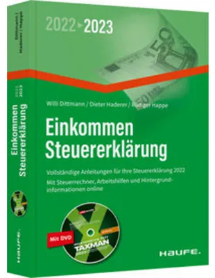 Produktbild von Einkommensteuererklärung 2022/2023 - inkl. DVD