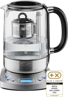 Produktbild von Solis Tee- & Wasserkocher, 1,7 L Volumen, Teesieb,Warmhaltefunktion,360° Basis