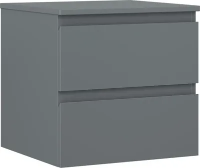 Immagine prodotto di Mexen Orio mobiletto da bagno sottolavabo 50 cm con piano, 2 cassetti, grafite opaco - 91A10-05047-2-BFFC66