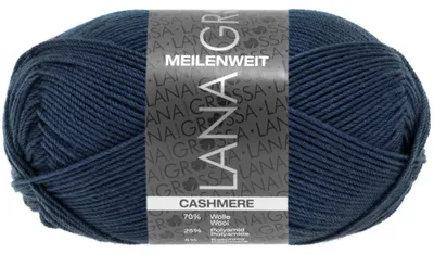 Produktbild von Lana Grossa - Meilenweit 4-fach 50g Cashmere 0009 nachtblau