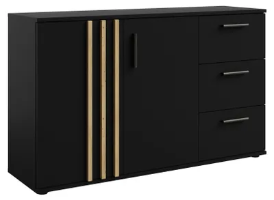 Produktbild von raumhirsch KOMMODE Schwarz 120/73/35