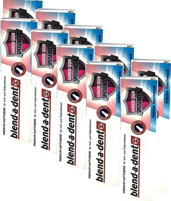 Produktbild von 10x Blend-a-Dent Plus Haftcreme frisch 10x 40g