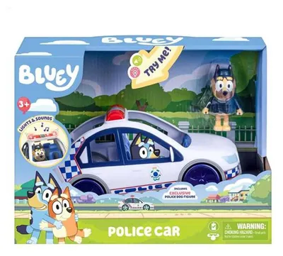 Zdjęcie produktu dla Moose Toys BLUEY, Policja, Bluey, 3 lat(a), Baterie w zestawie, AAA, Wielobarwny