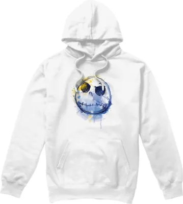 Image de The Nightmare Before Christmas - Sweat à capuche pour homme TV4664 (L) (Blanc)