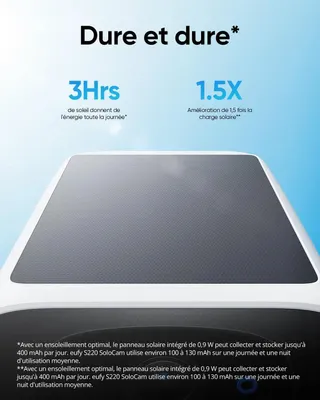 Produktbild von Drahtlose Überwachungskamera - Solar-Kamera - Außenbereichssicherheit - WLAN-Kamera - 4MP-Video - IP67-Wasserdicht