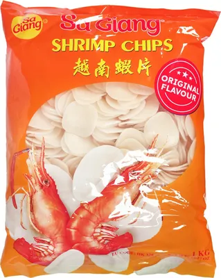 Immagine prodotto di [ 1kg ] SA GIANG Garnelencracker, nicht gebacken / Shrimp Krupuk / Kroepoek