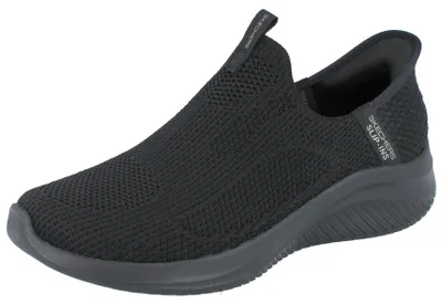 Produktbild von SKECHERS Slip-ins Easy Win Damen Slipper schwarz Textil vegan - Größe: 39