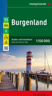 Obrázok produktu pre Burgenland 1:150 000 / automapa + rekreačná mapa