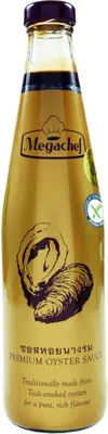 Image de Megachef OYSTER SAUCE 600g, sans gluten, sauce aux huîtres - 45% d'huîtres