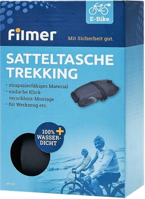Produktbild von Filmer Premium 49630 Satteltasche Trekking - schwarz