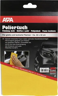 Produktbild von APA Poliertuch gelb 32x32cm