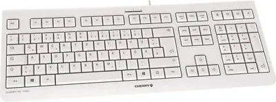 Zdjęcie produktu dla CHERRY KC 1000, Pełnowymiarowy (100%), Przewodowa, USB, Mechaniczna, QWERTY, Szary