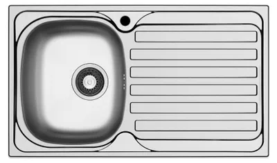Immagine prodotto di Lavello da incasso Adriatico861 monostampo 1 vasca e gocciolatoio destro inox