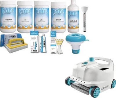 Image de WAYS - Pool maintenance - Pack Medium Deluxe & Automatic Zwembad Stofzuiger Deluxe